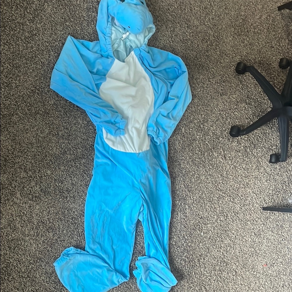 Blue Dinosaur Onesie Costume